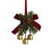 Plastic Pine Cones Christmas Bells Christmas Hanging Decoration