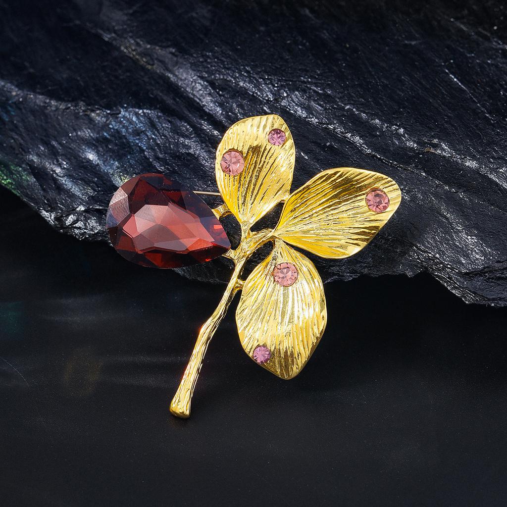 Premium Sense Alloy Brooch Women's Summer Anti-light Clothing Men's Decorative Hat Pin Pendant Jewelry Wholesale Accessories