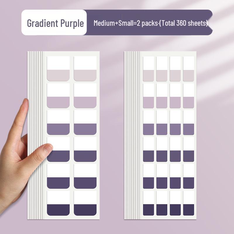 Morandi Writable Label Stickers: Post-it Notes Memo Pads