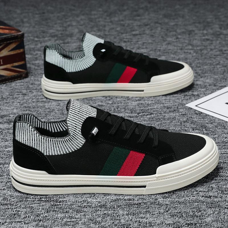 

Летние новые парусиновые туфли мужские корейские версии низких носков с плоским дном трендовые повседневные дышащие универсальные подростковые туфли tide 39