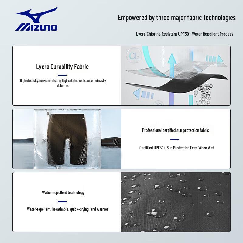 MIZUNO Men's 5-Point Training Swim Trunks
