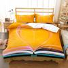 Magic Book Duvet Cover Set Purple Light Book Comforter Cover Lightweight Polyester Quilt Cover with Pillowcase for Boys Teens