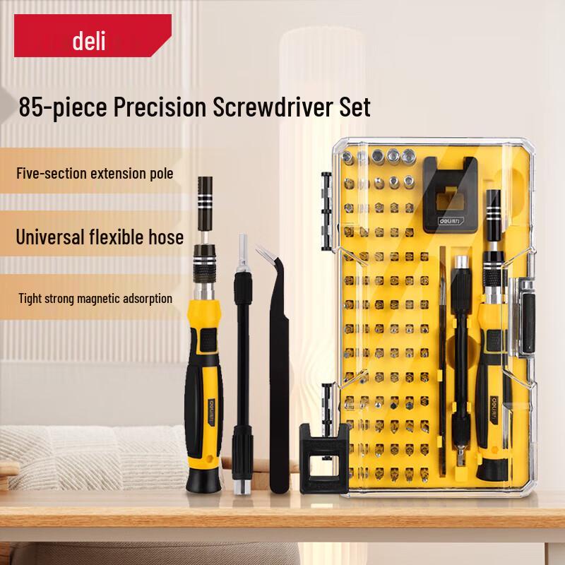 Deli 85-in-1 Precision Electronic Repair Screwdriver Set