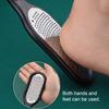 Râpe pour Callosités de Pieds avec Manche Antidérapant Lime à Pieds en Acier Inoxydable Outil de Pédicure Imperméable et Anti-Rouille pour Peaux Mortes Talons Rugueux