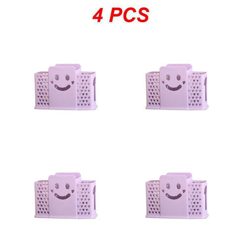 1/2/4PCS Kitchen Draining Rack Cage Cutlery Chopsticks Spoon Holder Storage Box Plastic