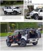 1/24 Sound&Light Model Pull-Back Car Toy Vehicle for Land Rover Range Rover Suv Door Open Collection Dislay White Birthday Gift