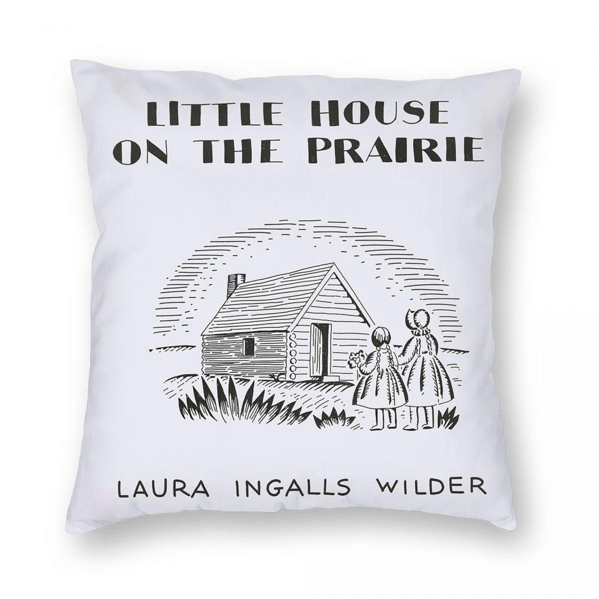 Little House On The Prairie Pillowcase Polyester Linen Velvet Printed Zip Decorative Throw Pillow Case Home Cushion Case 30x30cm