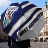 Bromwich Albion  Automatic Folding Umbrella - 8-Rib Travel Umbrella with Auto Open/Close & Portable Gifts for Holidays or Birthdays