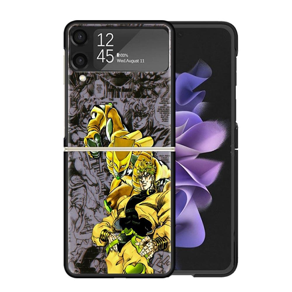 

JoJo s Bizarre Adventure Dio Clear Phone Case For Samsung Z Flip 7 6 5 4 3 Galaxy ZFlip7 ZFlip6 ZFlip5 ZFlip4 ZFlip3 5G Print Co Samsung Z Flip 3