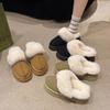 Schneestiefel Damen 2025 Winter Neu Koreanische Version mit dicker Sohle, kurzem Schaft, verdickt, zum einfachen Hineinschlüpfen, leichte Baumwollschuhe