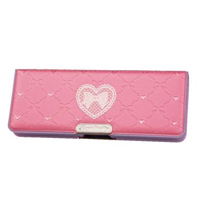 Kutsuwa Magnetic Pencil Case, Real Lace, 2-Door, with Shavings, SF016PK