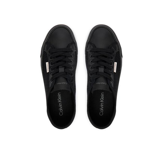 Calvin Klein Vulc Flatf Lace Up Lin Mesh Sneakers