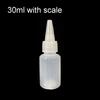 DIY Squeezable Liquid Dispenser with Screw-On Lids Glue Bottles Pigment Container Oil Dropper Bottles Refillable Bottles