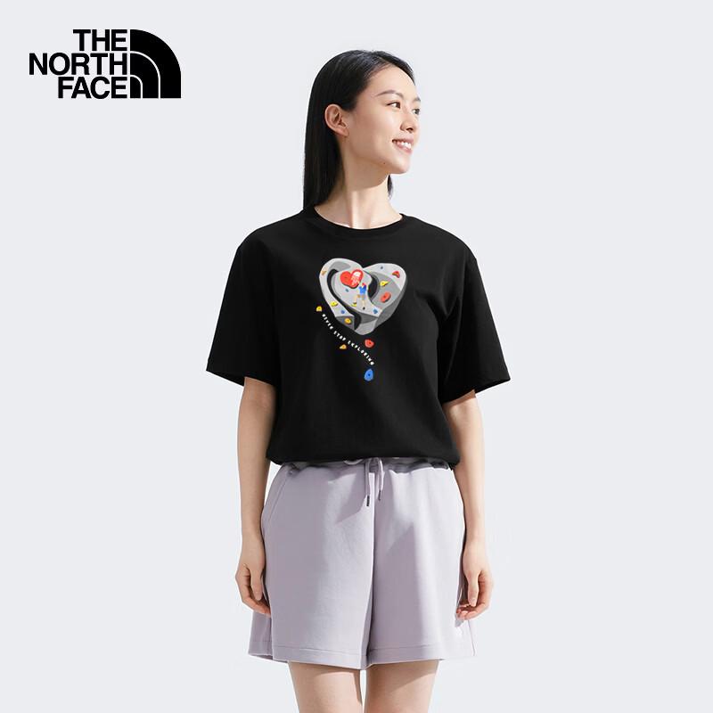 The North Face Unisex Heart Print Short Sleeve T-Shirt 8GW1
