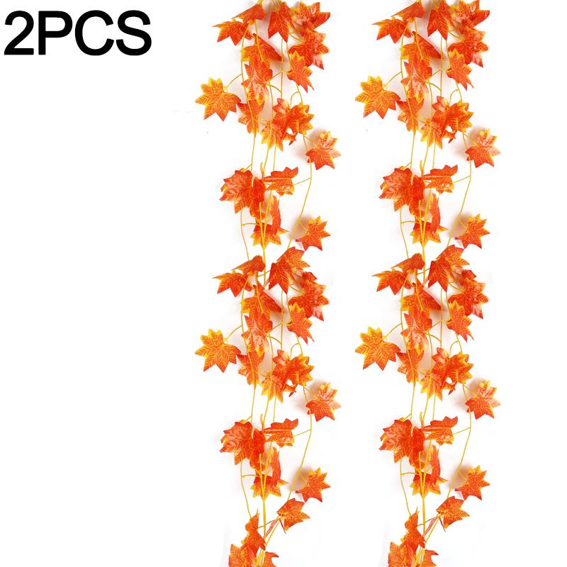 

5/1 шт. искусственные кленовые листья гирлянда для украшения дома осенняя кленовая лоза гирлянда искусственная листва украшение для дома и сада