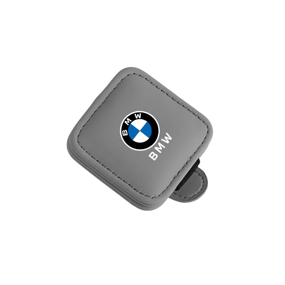 1Pcs Leather Glasses Clips Car Sun Visor Sunglasses Fixed Holder For BMW X1 X2 X3 X5 X4 X6 X7 G30 G20 G32 G11 G12 F40 F30 F20