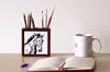 Mustang – Pen holder with a horse, desk organizer with a print | Art-Dog