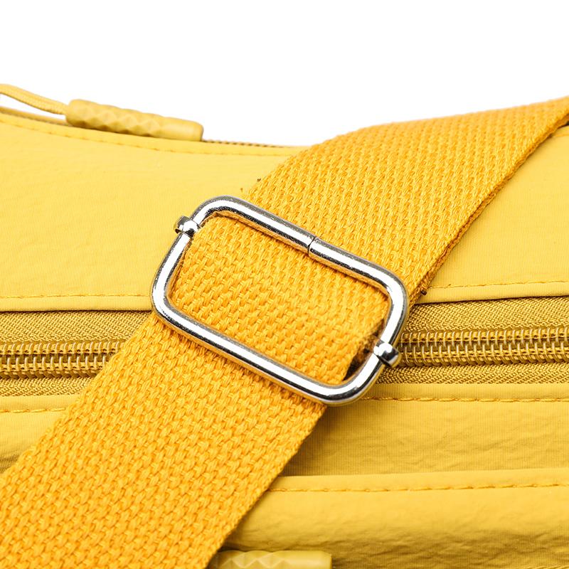 Solid Color Commuter Women's Bag Large Capacity Shoulder Crossbody Bag Multi-compartment Mobile Phone Bag