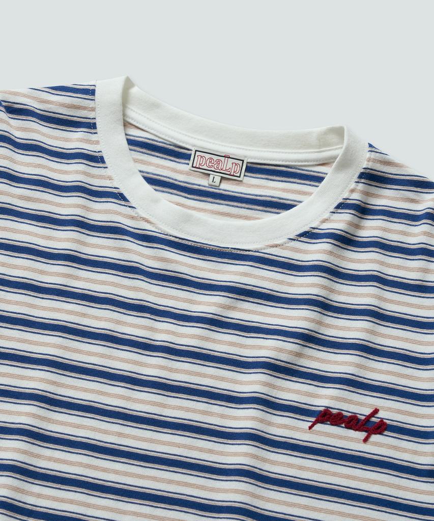 Pilpeu Three-Stripe Over T-Shirt (Blue)