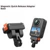 160°Tilt Adjustable Magnetic Quick Release Adapter Mount For Action 5Pro/4/3 Cameras Featuring Double Claw Interfaces