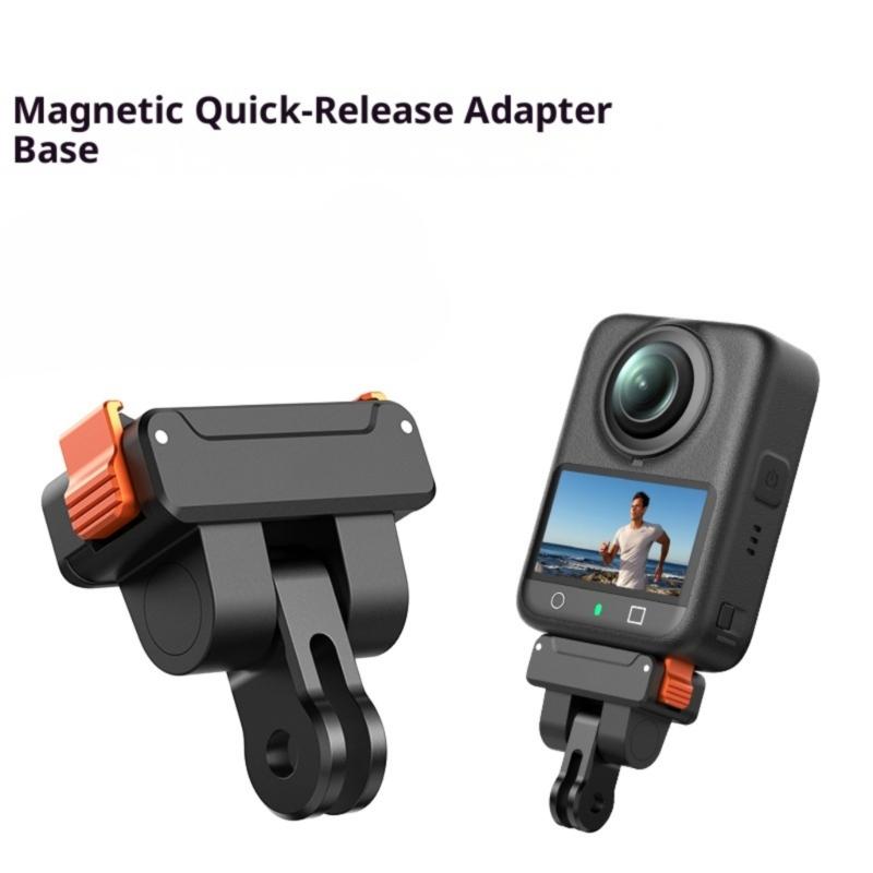 160°Tilt Adjustable Magnetic Quick Release Adapter Mount For Action 5Pro/4/3 Cameras Featuring Double Claw Interfaces