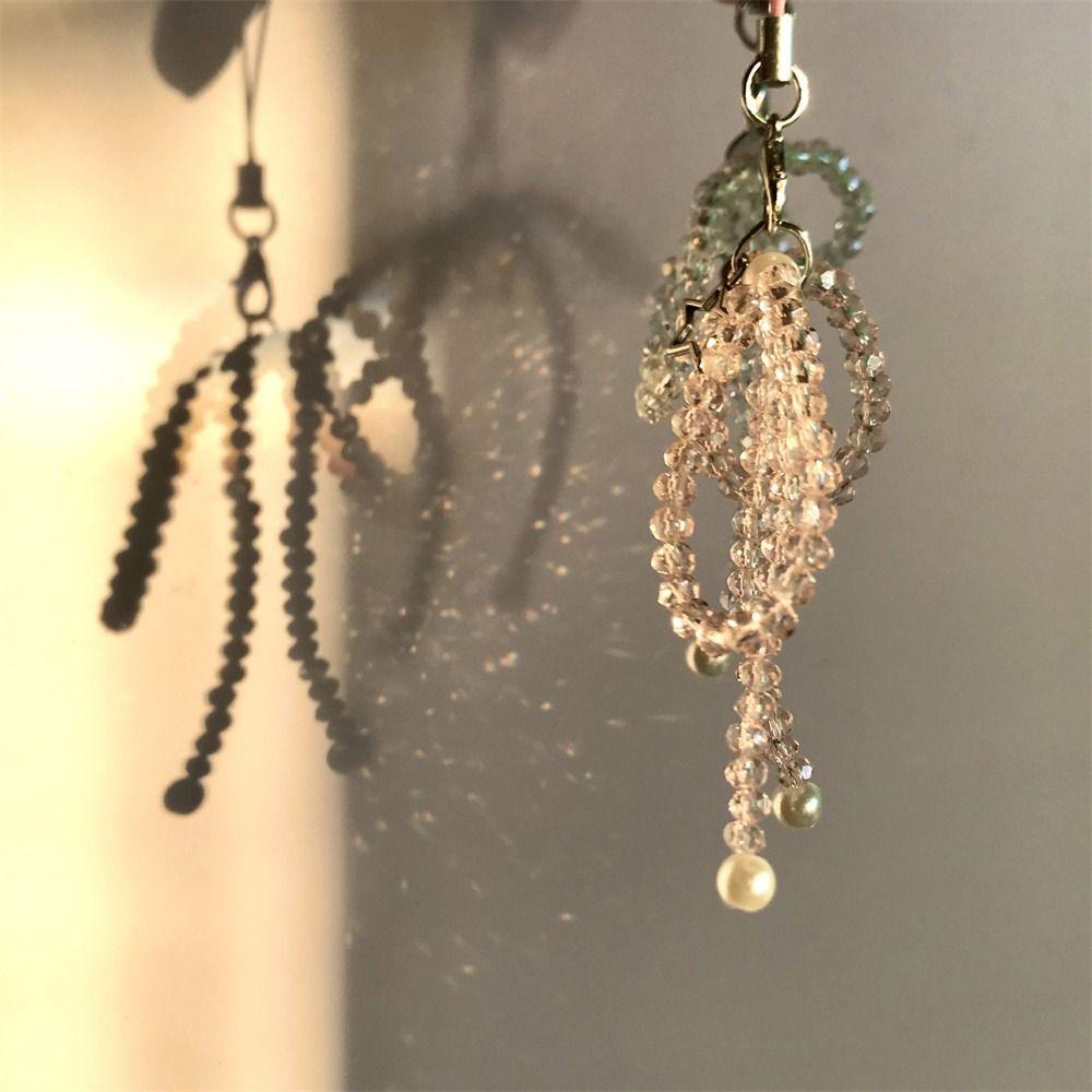 Sweet Girl Y2K Phone Lanyard Phone Charms Cellphone Chain Bead Phone Pendant  CCD Camera