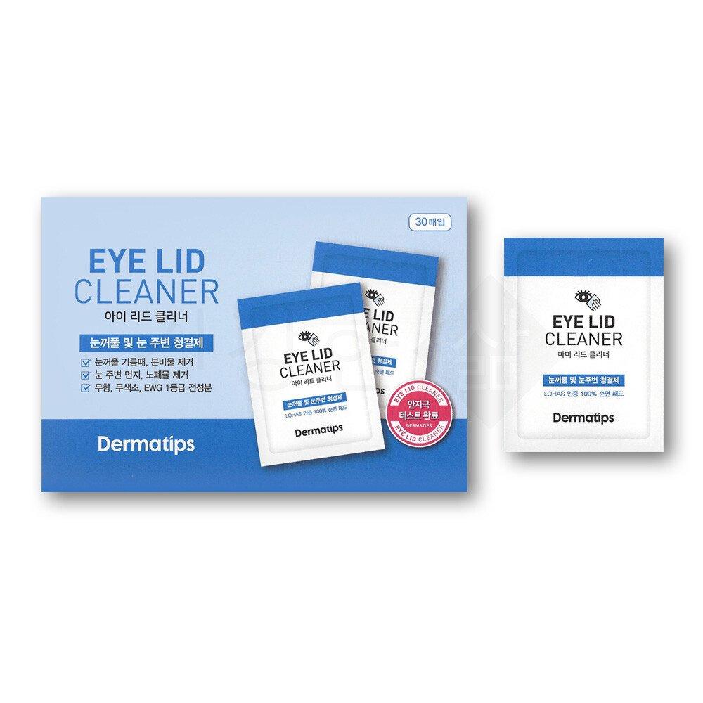 DERMATIPS Eyelid Cleaner 30 Sheets Eyelid Cleanser Cleanser Eye Cleaner