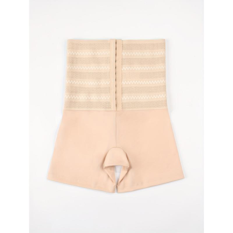 Damen High-Waist Bauchkontroll-Formwäsche Höschen mit verstellbaren vorderen Knöpfen, Taillentrainer und Po-Hebendes Slips