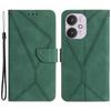 HT05 For Xiaomi Redmi 13C 4G/5G/13R 5G/Poco M6 5G/Poco C65 4G Leather Case Wallet Cover Imprinted Line