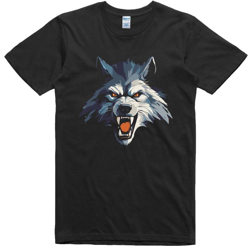 Unisex T-Shirt Horror Werewolf lycanthrope Gothic Regular Fit 100% Cotton Tee L
