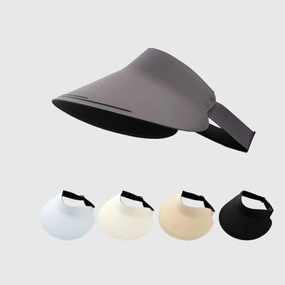 Large Brim Seamless Visor Cap Breathable Beach Cap Sun Protection Women Sun Hat  Travel