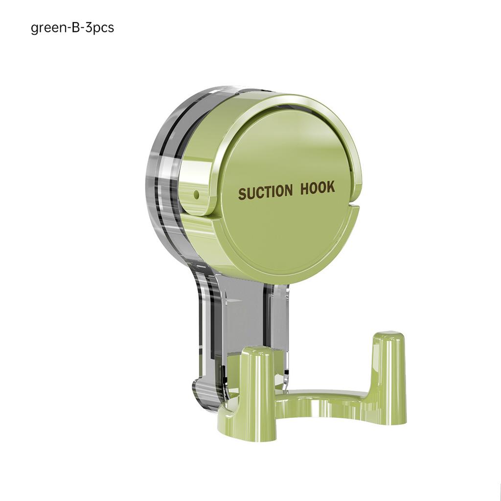 1/3PCS Suction Hooks Strong Vacuum Power Traceless No-Drilling Adhesive Hooks for Home Bathroom Kitchen Door Back Toilet