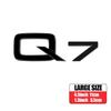 3D ABS A4L A6L A8L Q3 Q5 Q7 Letters Emblem Car Body Rear Trunk Logo Sticker For f2 Q L Series A1 A3 A4 B8 A5 A6 A7 Accessories