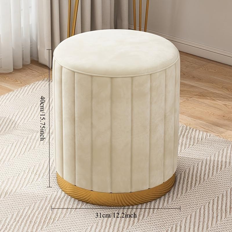 A Makeup Stool, a Round Stool for The Bedroom, a Small Round Bench, a Sofa Stool, And a Vanity Chair