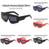 Modische übergroße quadratische Sonnenbrille mit UV400-Schutz für Reisen und Sommerausflüge