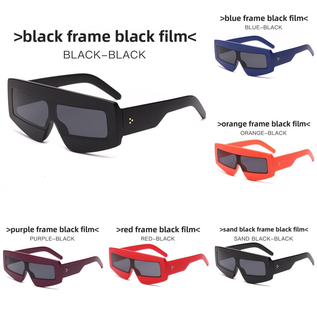 Modische übergroße quadratische Sonnenbrille mit UV400-Schutz für Reisen und Sommerausflüge