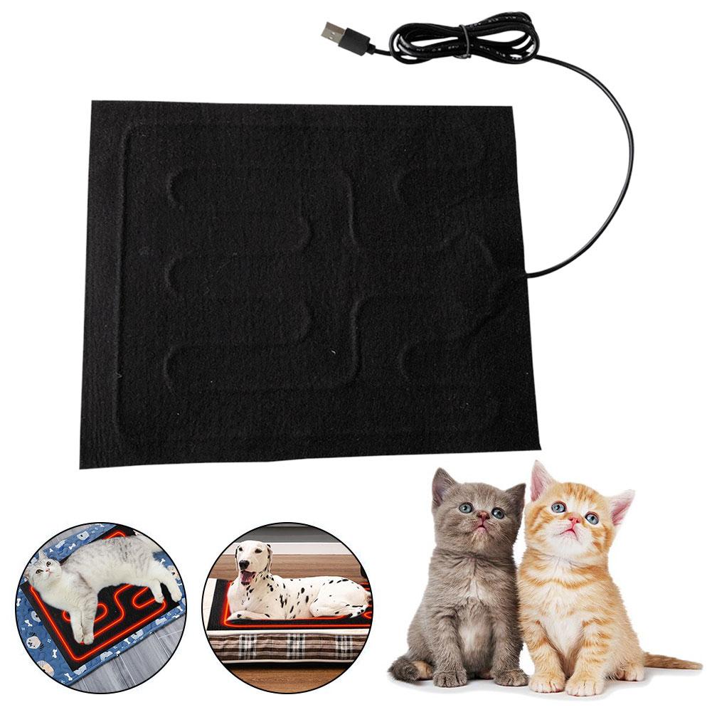 Haustier Heizkissen Winter Hund Katze Thermomatte USB Elektrische Decke Heizkissen Konstante Temperaturregler Inkubator Matte