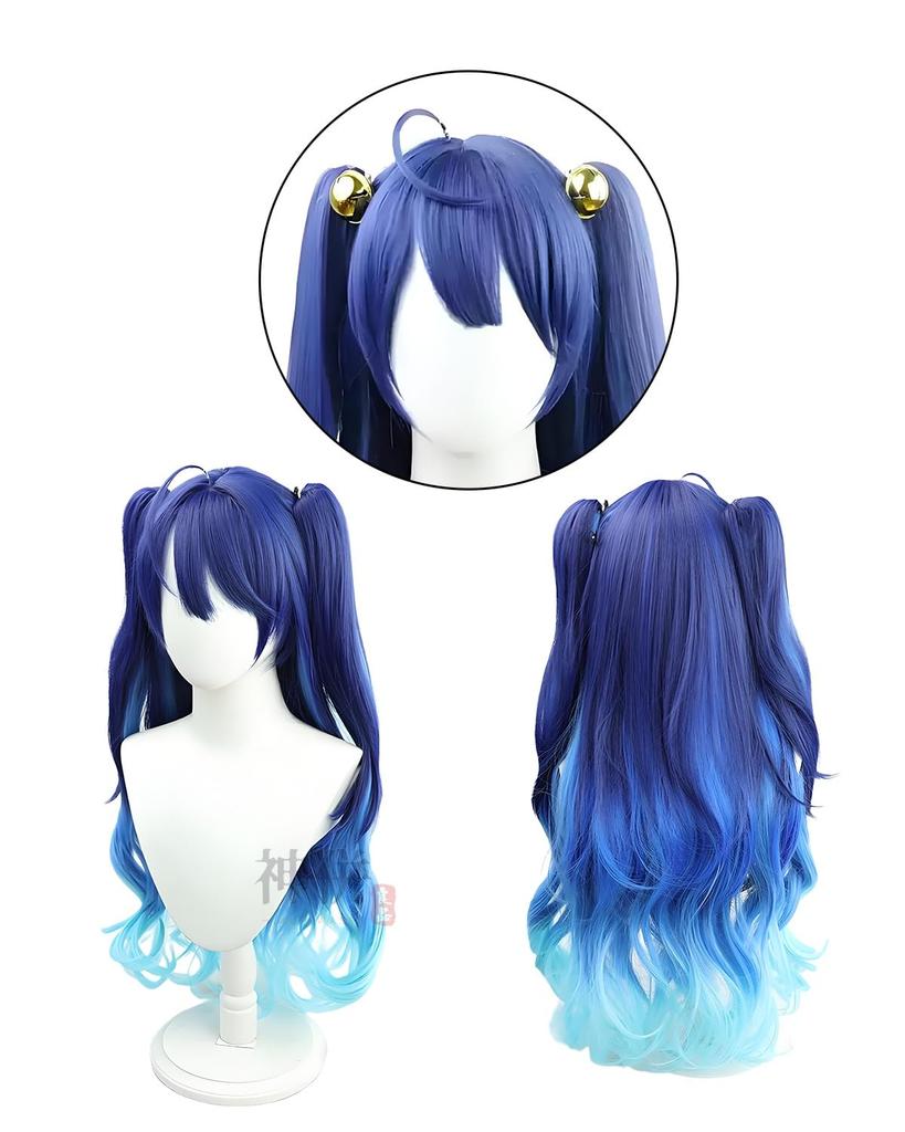 Amamiya Kokoro Cosplay with VTuber Cosplay Fancy School Stage Amamiya Kokoro cosplay Kokoro with [Kami-Yamato Goods] Wig, Clothes, Costume, Adult,