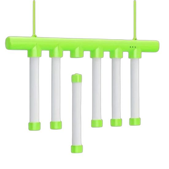 

Fast Reaction Speed Training Game with Catch Sticks Hand-Eye Coordination Toy for Kids Adults 3 Speed Modes Interactive Focus Training Fun Party Game Charging флуоресцентный зеленый