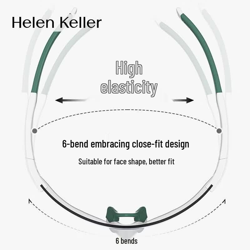 Helen Keller Unisex Sports Cycling Running Sunglasses