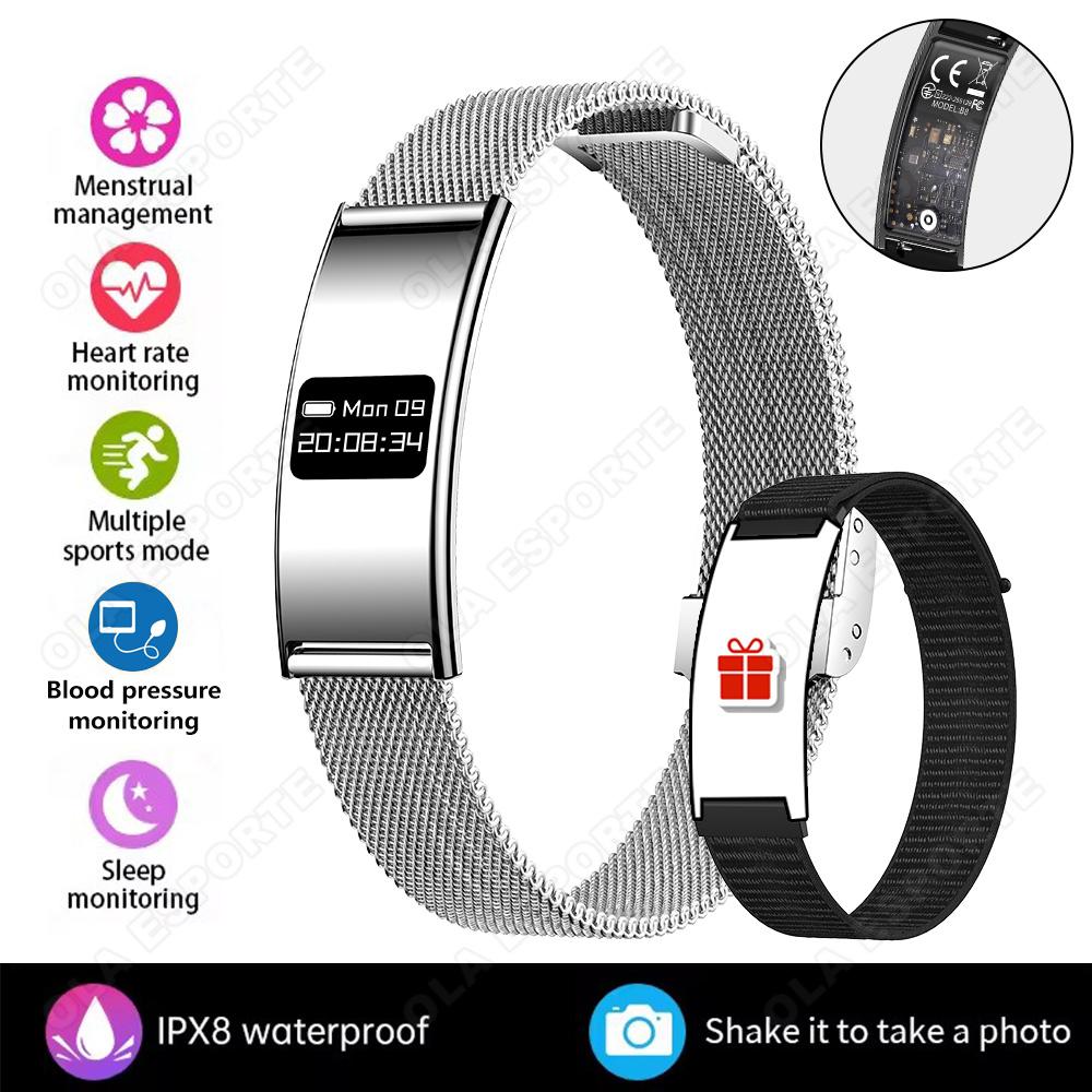 New Fashion Ultra-Thin Smart Bracelet Health Monitor Heart rate Blood Oxygen Sleep Monitoring Multi-Sport Modes Smart Watch