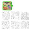 Livre de coloriage à l'eau Montessori, Livre de peinture à l'eau réutilisable, Livre de coloriage à l'eau, Ajoutez simplement de l'eau pour révéler des couleurs vives