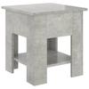 Coffee Table Concrete Grey 40 x 40 x 42 cm Engineered Wood