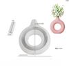 Circle Vase Silicone Mold, Oval, Circle, Stripe, Ins Style, Large Ornament, Donut, Flower Vase Mold