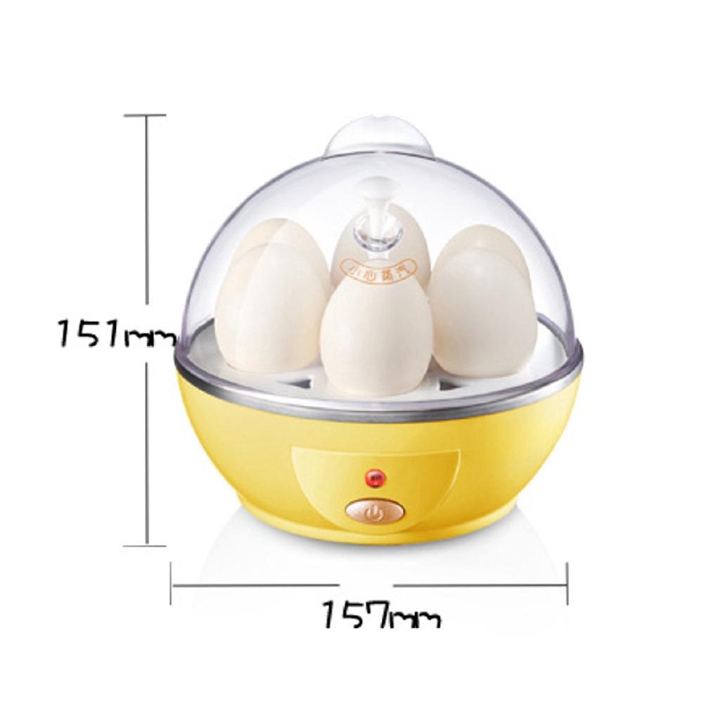 6 Eggs Automatic Power-off Maker Boiler Cooker Steamer Poacher Mini Electric Egg Cooker Boiler New