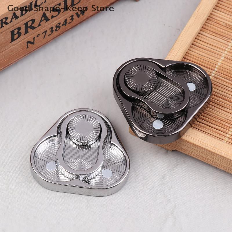 Stress-Relief Magnetic Fidget Slider Toy, EDC Metal ADHD Hand Spinner for Adult Anxiety Relief