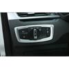 Fit For BMW X1 F48 2016-2021 Matte Silver Headlight Control Button Cover Trim 1*