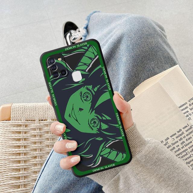 

Чехол для телефона Demon Slayer Anime Kimetsu No Yaiba для Samsung Galaxy A10 A10s A03s A04s A20e A40 A02s A70 A03 Core A04 A02 Samsung A20s