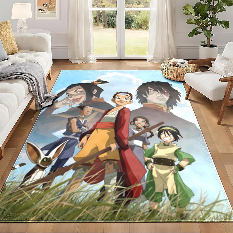 Avatar: The Last Airbender Kobereček Rohožka do předsíně pro obývací pokoj nebo ložnici Ochranná podložka pod židli Kancelářská dekorace Vánoční dárek Dárek k narozeninám