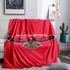 Hawks Basketball Throws Blanket Flannel Blankets Plush for Couch Bed Gifts for Men Women Travel picnic blanket Christmas fan gifts